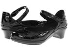 Aravon Maya (black Croc) Women's Maryjane Shoes
