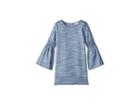 Splendid Littles Bell Sleeve Midi Dress (little Kids) (denim) Girl's Dress