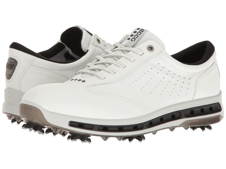 Ecco Golf Cool Gtx (white/black) Men's Golf Shoes