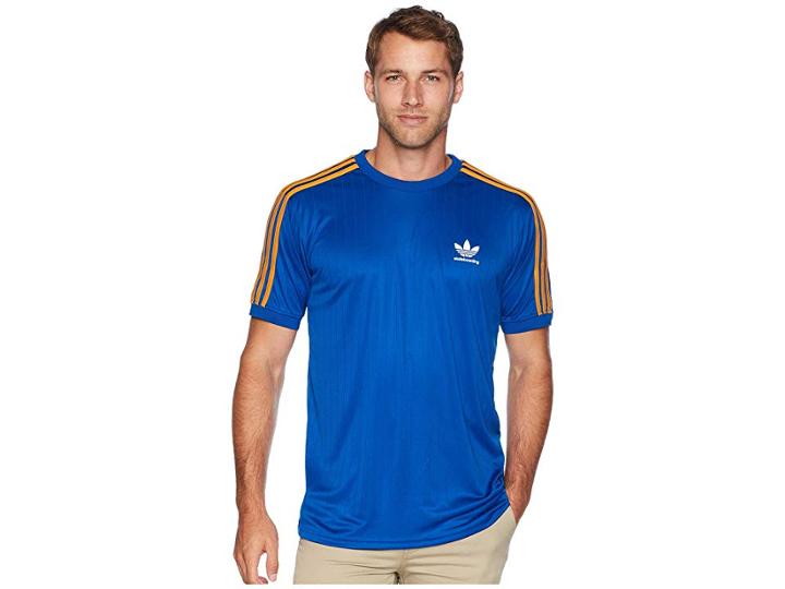 Adidas Skateboarding Clima Club Jersey (collegiate Royal/tactile Yellow) Men's T Shirt