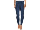 Liverpool Sophia Pull-on Ankle With Seaming Detail In Silky Soft Stretch Denim In Helms Dark (helms Dark) Women's Jeans