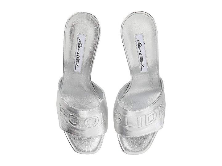 Brian Atwood Spiagga (silver Metallic Nappa) Women's Shoes