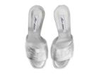 Brian Atwood Spiagga (silver Metallic Nappa) Women's Shoes