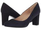 L.k. Bennett Sersha Wide (new Navy Suede) Women's Shoes