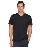 U.s. Polo Assn. Performance V-neck T-shirt (black) Men's T Shirt