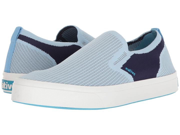 Native Shoes Miles 2.0 Liteknit (sky Blue/regatta Blue/shell White) Shoes