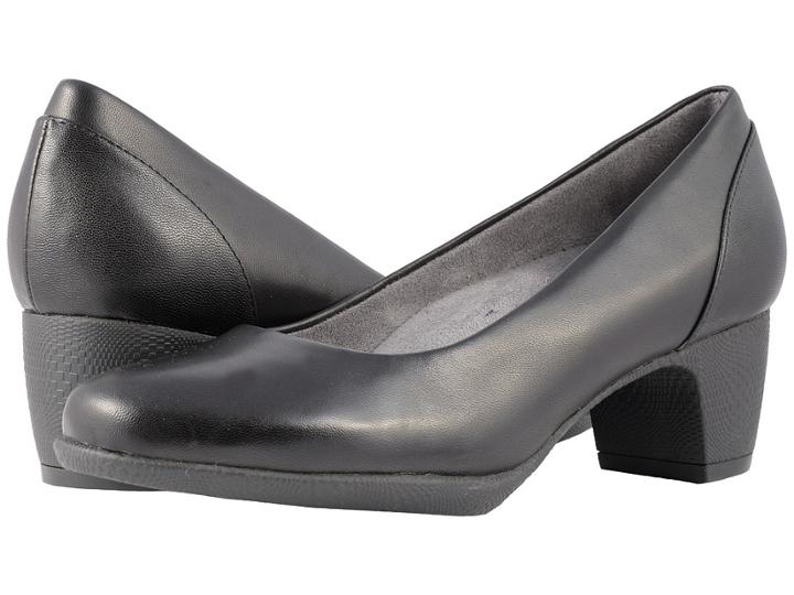 Softwalk Imperial Ii (black Professional Leather) High Heels