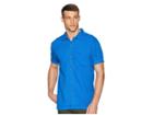 Tommy Bahama Royal Bermuda Camp Shirt (coabalt Sea) Men's Clothing