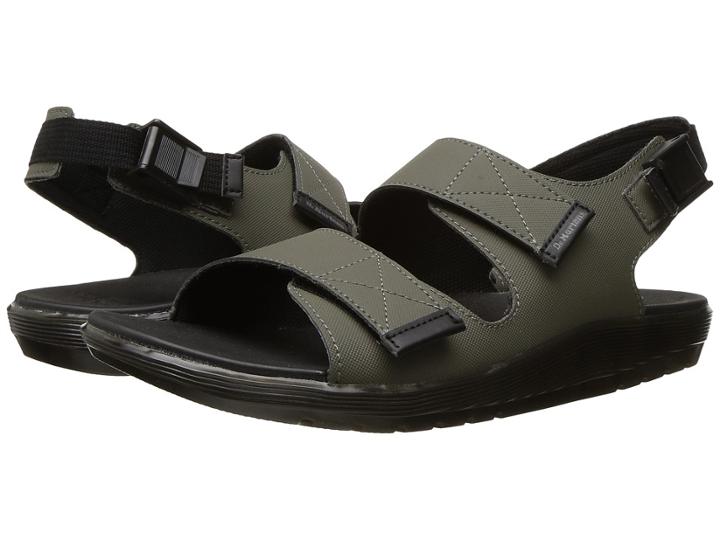 Dr. Martens Crewe (dark Taupe Ajax Non Woven) Men's Sandals