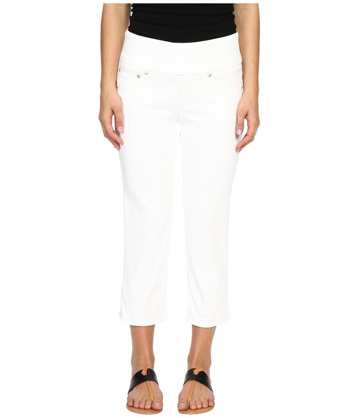 Jag Jeans Petite Petite Echo Crop In Dolce Twill (white) Women's Jeans