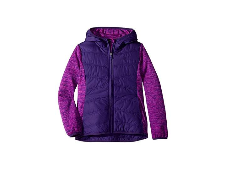 Under Armour Kids Ua Minaret Vista Hooded Hybrid (big Kids) (purple) Girl's Clothing