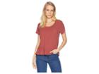 Tavik Zoe Short Sleeve Shirt (berry) Women's Clothing