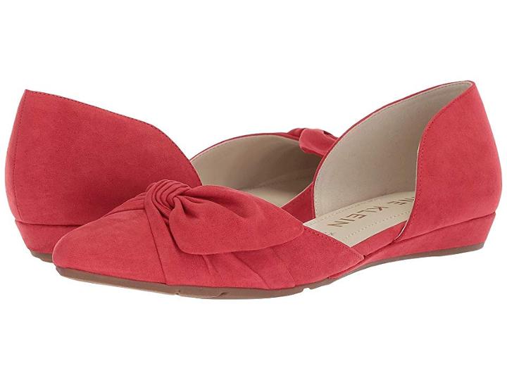 Anne Klein Bette (coral) Women's Flat Shoes