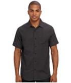 Hurley One And Only 2.0 S/s Woven (black) Men's Short Sleeve Button Up