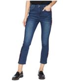 Romeo & Juliet Couture Side Trim And Grommet Skinny Jeans In Medium Denim (medium Denim) Women's Jeans