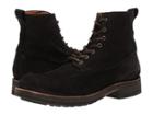 Frye Rainer Workboot (black Washed Waxed Suede) Men's Work Lace-up Boots