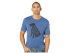 Life Is Good Big Mutts Smooth T-shirt (vintage Blue) Men's T Shirt