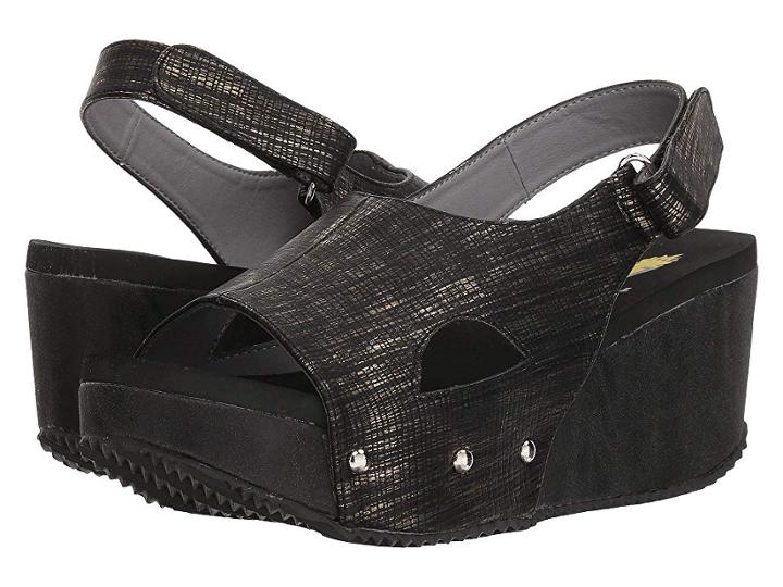 Volatile Rodina (black) Women's Wedge Shoes
