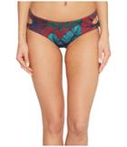 The Bikini Lab Why Can't We Be Fronds Cut Out Hipster Bottom (mahogany) Women's Swimwear