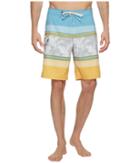 Vans Bonsai Stripe Stretch Boardshorts 20 (golden Glow) Men's Swimwear