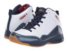 And1 Kids Breakout (little Kid/big Kid) (white/navy Peony/cordovan) Boys Shoes