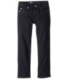 7 For All Mankind Kids Slimmy Jeans In Black Out (little Kids/big Kids) (black Out) Boy's Jeans