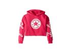 Converse Kids Chuck Taylor Signature Pullover Hoodie (big Kids) (pink Pop) Girl's Clothing