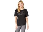 Puma Holiday Drapey Tee (puma Black) Women's T Shirt