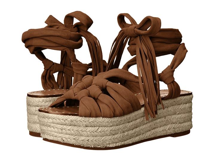 Sigerson Morrison Cosie (dark Tan Suede) Women's Shoes