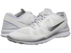Nike Free 5.0 Tr Fit 5 (white/pure Platinum/metallic Silver) Women's Cross Training Shoes