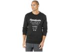 Reebok Gp Unisex Fleece Crew (black) Men's Clothing