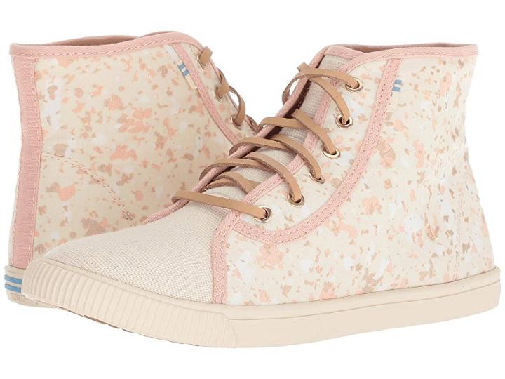 Toms Camarillo (natural Metallic Granite Fleck) Women's Lace Up Casual Shoes