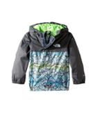 The North Face Kids Tailout Rain Jacket (infant) (graphite Grey Ombre Crackle Print -prior Season) Kid's Jacket