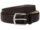 Cole Haan 32 Mm Burnished Smooth Leather Belt (chestnut) Men's Belts