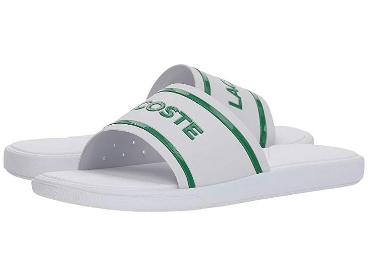 Lacoste L.30 Slide 218 1 (white/green) Women's Shoes