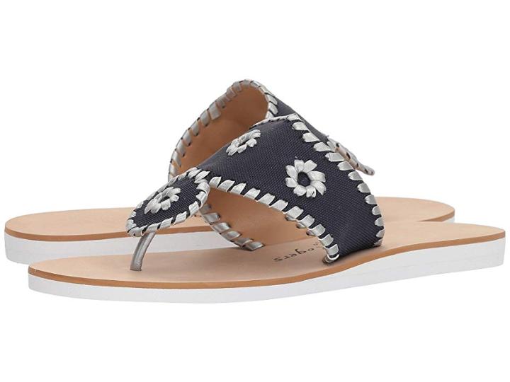 Jack Rogers Captiva (midnight/silver) Women's Shoes