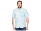 Tommy Bahama Big & Tall Big Tall Grande Fronds Shirt (blue Radiance) Men's Short Sleeve Button Up