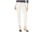 Dl1961 Florence Crop Mid-rise Skinny In Ivory (ivory) Women's Jeans
