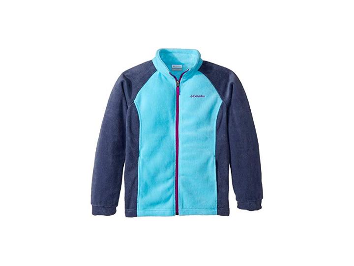 Columbia Kids Benton Springstm Fleece (little Kids/big Kids) (atoll/nocturnal/bright Plum) Girl's Fleece