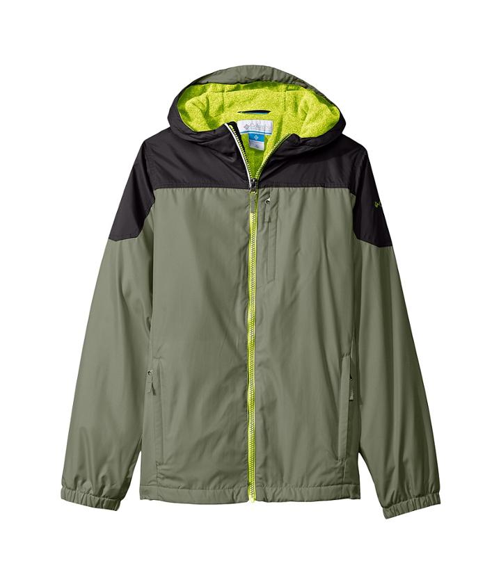 Columbia Kids Ethan Pondtm Jacket (little Kids/big Kids) (cypress/shark/voltage) Boy's Coat