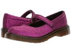 Dr. Martens Kid's Collection Maccy Glitter (big Kid) (purple Glitter Pu) Girls Shoes
