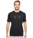 Under Armour Ua Raid Graphic Short Sleeve (black/black) Men's Clothing