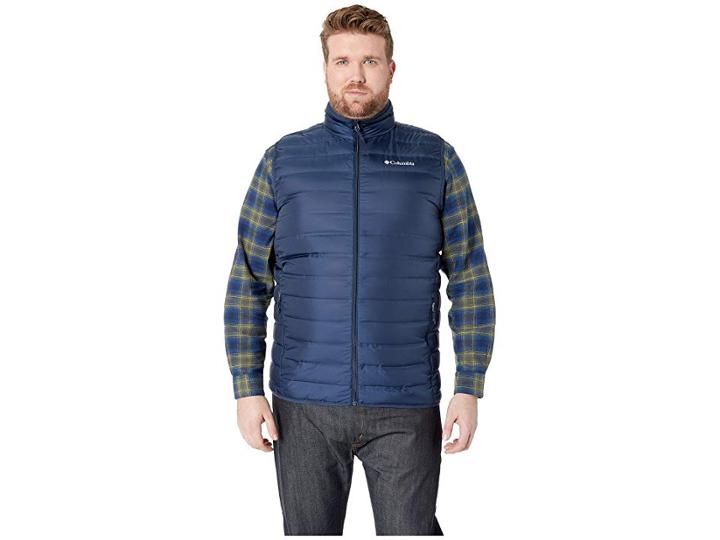 Columbia Big Tall Lake 22tm Down Vest (collegiate Navy) Men's Vest