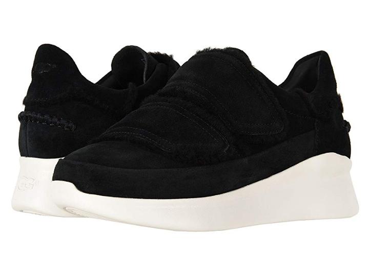 Ugg Ashby Spill Seam Sneaker (black) Women's Hook And Loop Shoes
