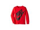 Nike Kids Jumbo Futura Long Sleeve Tee (little Kids) (university Red) Boy's T Shirt