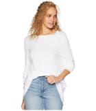 Lamade Austin Crew Neck (white) Women's Long Sleeve Pullover