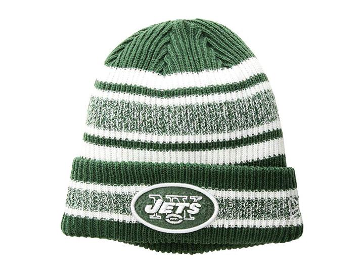 New Era New York Jets Vintage Stripe (dark Green) Baseball Caps