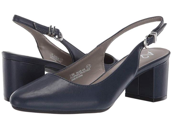 A2 By Aerosoles Silver Age (navy Dakota) Women's 1-2 Inch Heel Shoes