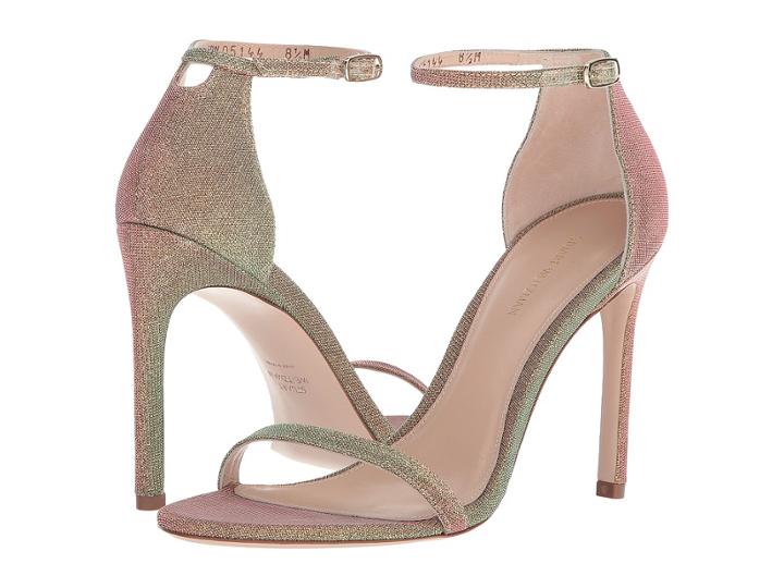 Stuart Weitzman Nudistsong (gold Multi Nighttime) Women's Shoes