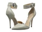 Jessica Simpson Waldin (coconut Creme Crinkle Patent) Women's Shoes